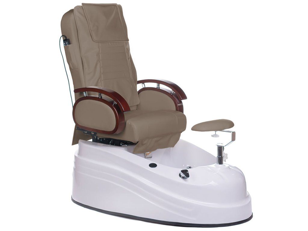 Pedikérske SPA kreslo BR-2307 Latte celkový pohľad